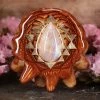 TEP Pendants Moonstone With Gold Sri Yantra