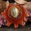 TEP Labradorite With Gold Seed Of Life 2 TEP Labradorite With Gold Seed Of Life