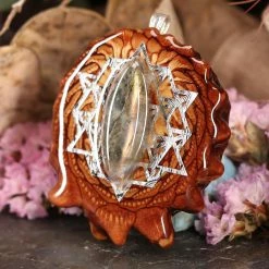 TEP Pendants Labradorite With Silver 64 Star Tetrahedron