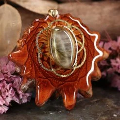 TEP Labradorite With Gold Seed Of Life