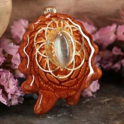 TEP Labradorite With Gold Seed Of Life