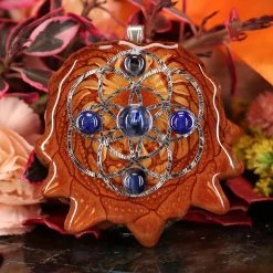 TEP Blue Kyanite With Silver Seed Of Life Multi-Stone