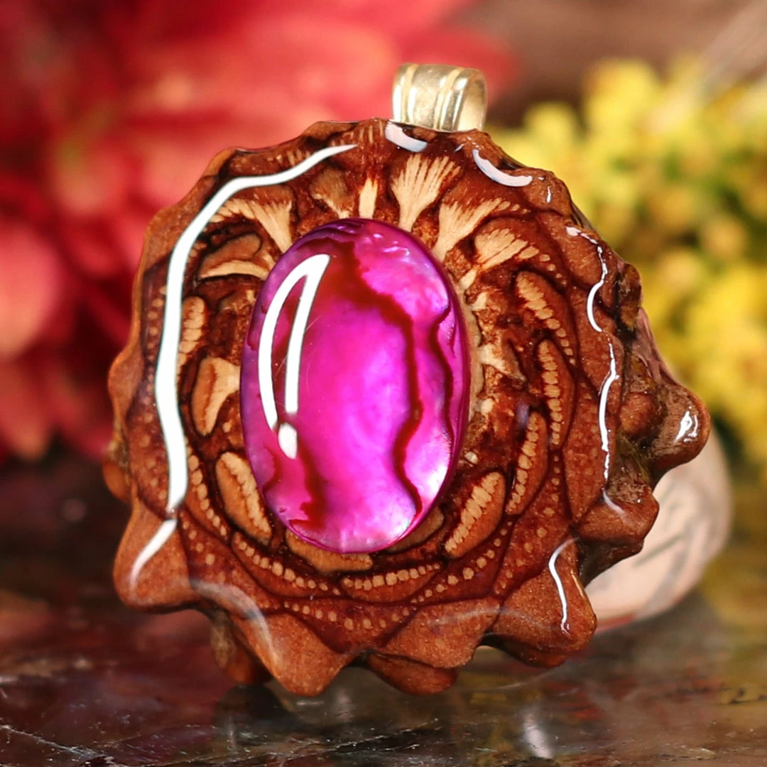 TEP Pink Paua Shell 4 TEP Pink Paua Shell