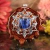 TEP Blue Kyanite With Silver 64 Star Tetrahedron 1 TEP Blue Kyanite With Silver 64 Star Tetrahedron