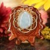 TEP Pendants Aquamarine With Gold Seed Of Life 2 TEP Pendants Aquamarine With Gold Seed Of Life