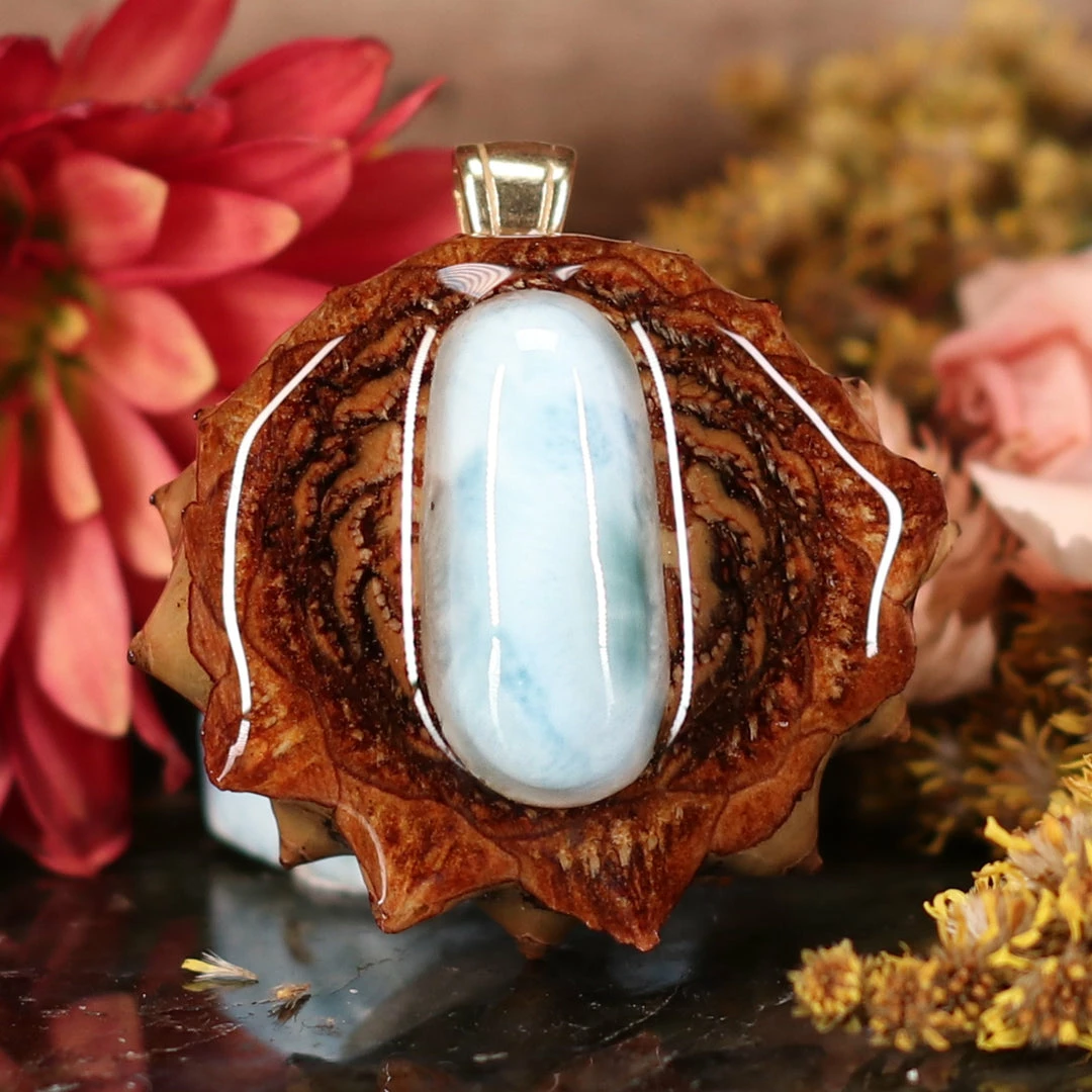 TEP Pendants Larimar 3 TEP Pendants Larimar