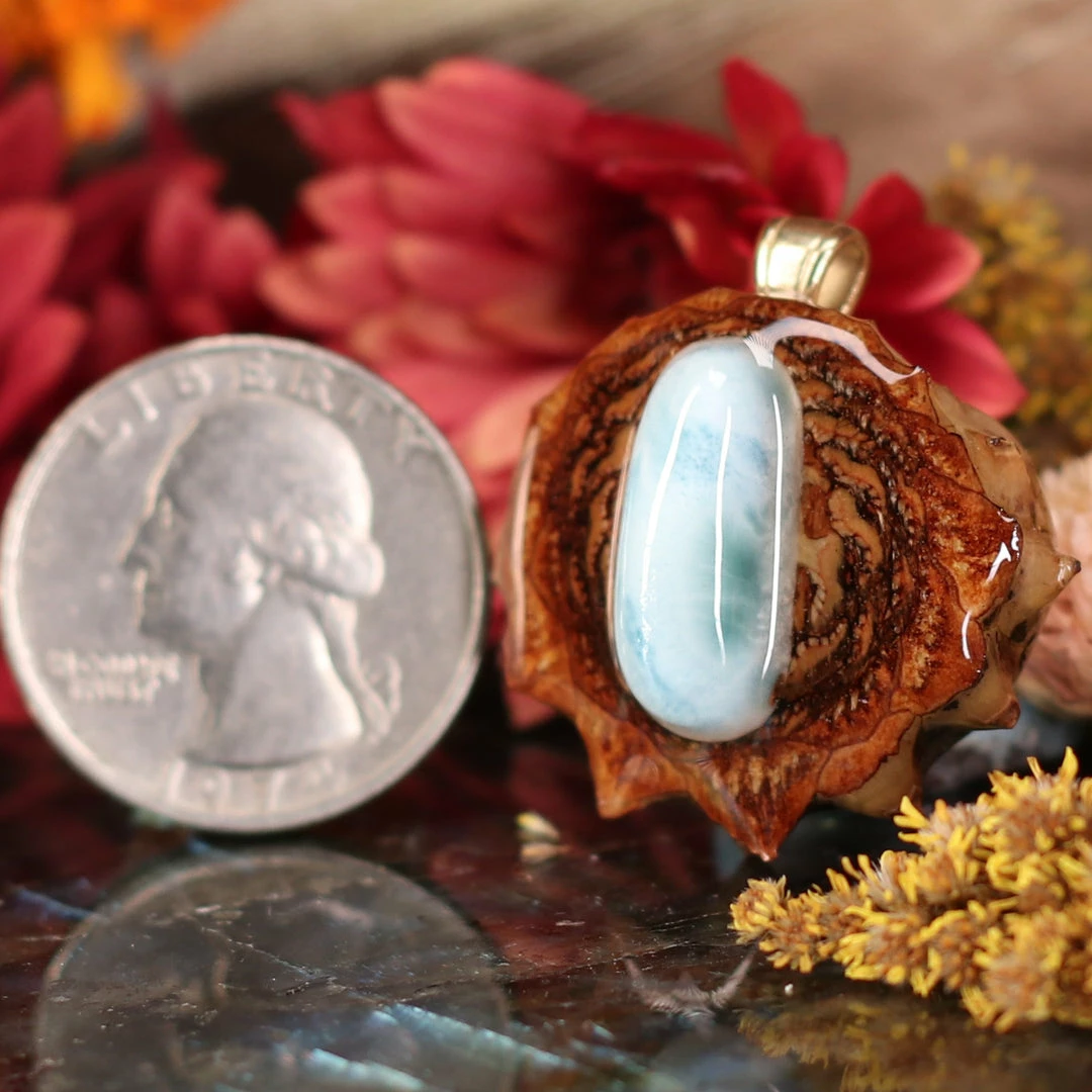 TEP Pendants Larimar 4 TEP Pendants Larimar