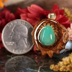 TEP Chrysoprase Pendants