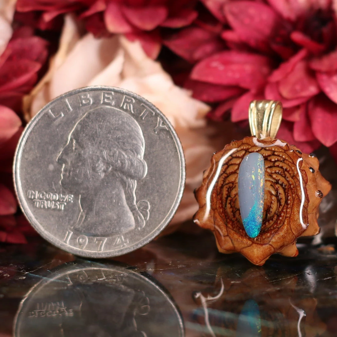 TEP Pendants Australian Blue Opal 4 TEP Pendants Australian Blue Opal