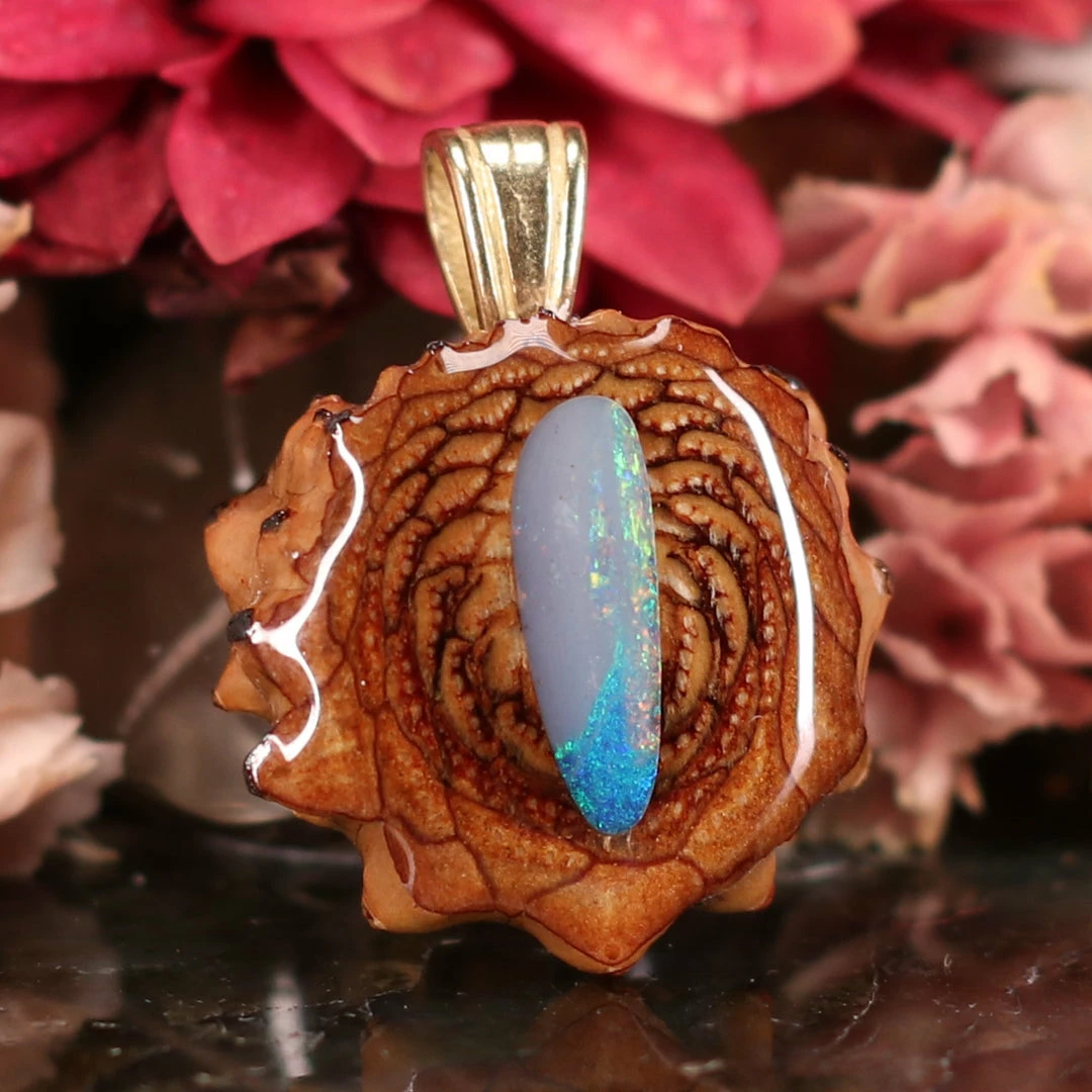 TEP Pendants Australian Blue Opal 5 TEP Pendants Australian Blue Opal