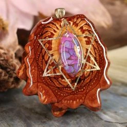 TEP Purple Mohave Turquoise With Gold Merkaba Pendants 7 TEP Purple Mohave Turquoise With Gold Merkaba Pendants
