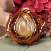 TEP Pendants Glowing Rutilated Quartz With Gold Seed Of Life