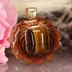 TEP Yellow Tiger's Eye Pendants 7 TEP Yellow Tiger's Eye Pendants