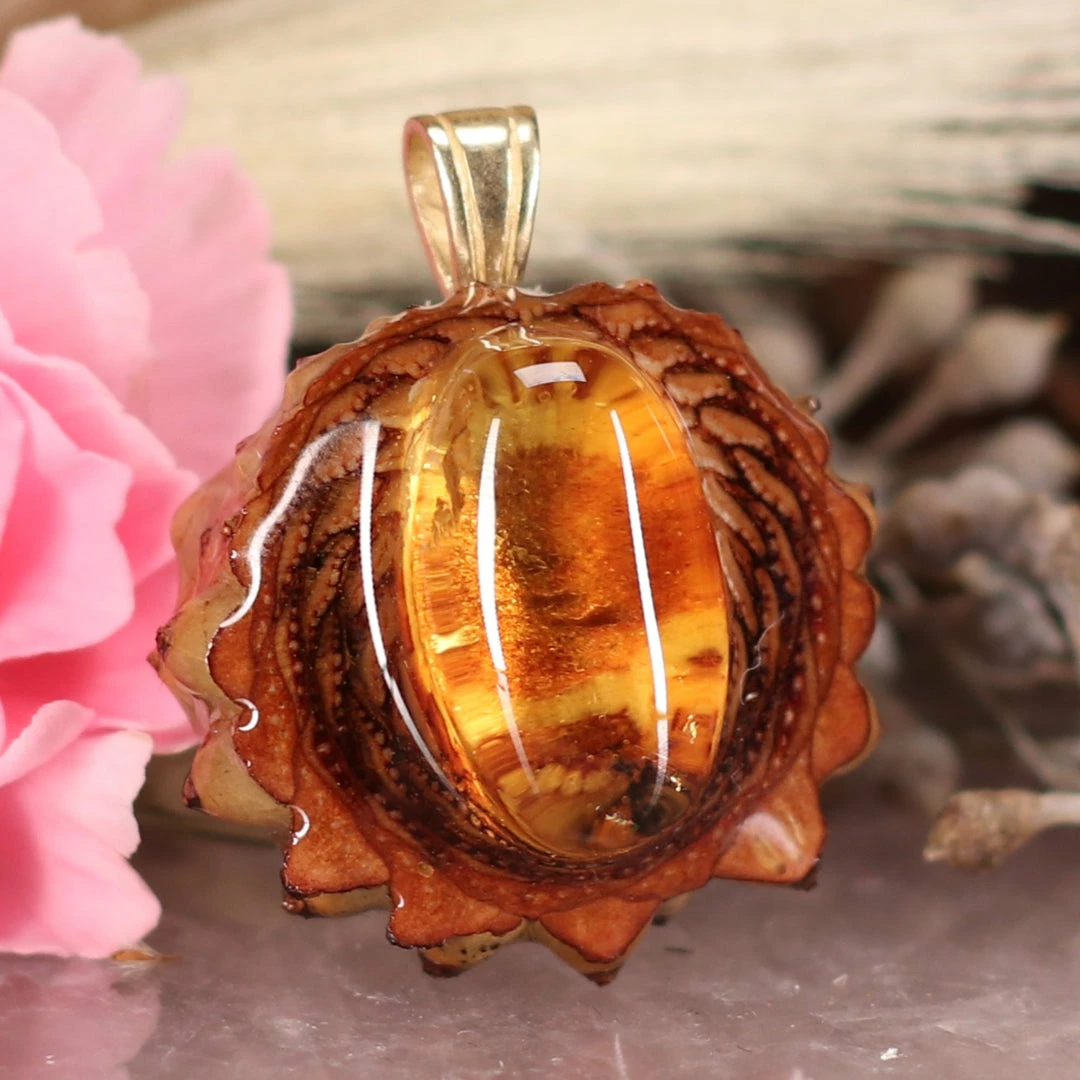TEP Pendants Yellow Amber 5 TEP Pendants Yellow Amber