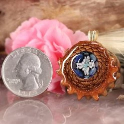 TEP Blue Phoenix Orchid Glass