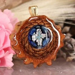 TEP Blue Phoenix Orchid Glass