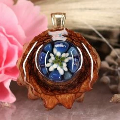 TEP Blue Phoenix Orchid Glass