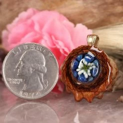 TEP Blue Phoenix Orchid Glass