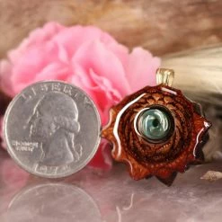 TEP Pendants Green Fume Implosion Glass 6 TEP Pendants Green Fume Implosion Glass