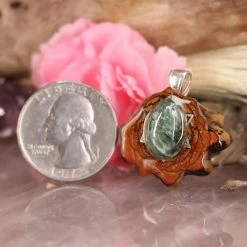 TEP Seraphinite With Silver Merkaba