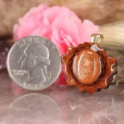TEP Red Sunstone Pendants