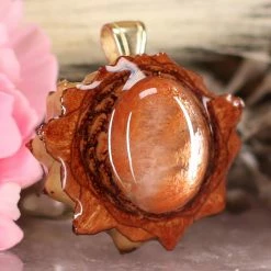 TEP Red Sunstone Pendants