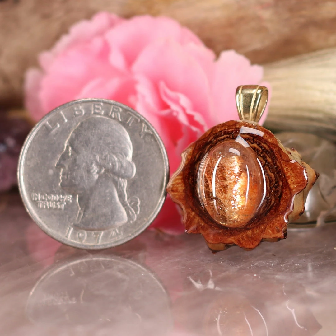 TEP Red Sunstone Pendants 4 TEP Red Sunstone Pendants