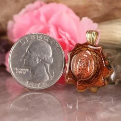 TEP Red Sunstone Pendants