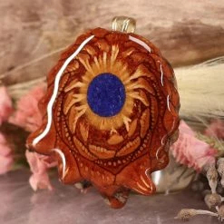 TEP Crushed Lapis (Glows) Pendants