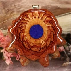 TEP Crushed Lapis (Glows) Pendants
