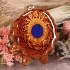 TEP Crushed Lapis (Glows) Pendants