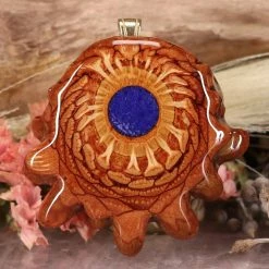 TEP Crushed Lapis (Glows) Pendants