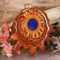 TEP Crushed Lapis (Glows) Pendants