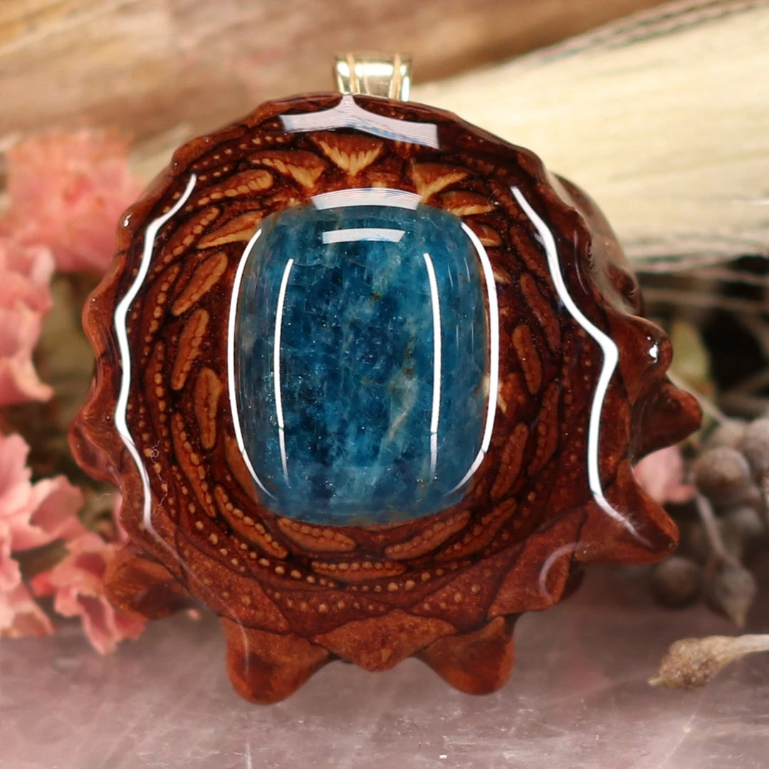 TEP Blue Apatite Pendants 3 TEP Blue Apatite Pendants