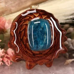 TEP Blue Apatite Pendants 7 TEP Blue Apatite Pendants
