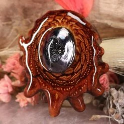 TEP Purple Druzy Quartz Pendants