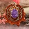 TEP Charoite With Gold Seed Of Life
