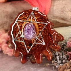 TEP Charoite With Silver Merkaba