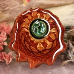 TEP Green Fume Implosion Glass Pendants 7 TEP Green Fume Implosion Glass Pendants