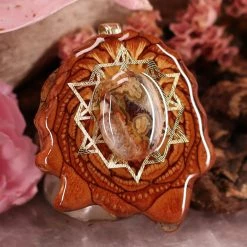 TEP Crazy Lace Agate With Gold 64 Star Tetrahedron 7 TEP Crazy Lace Agate With Gold 64 Star Tetrahedron