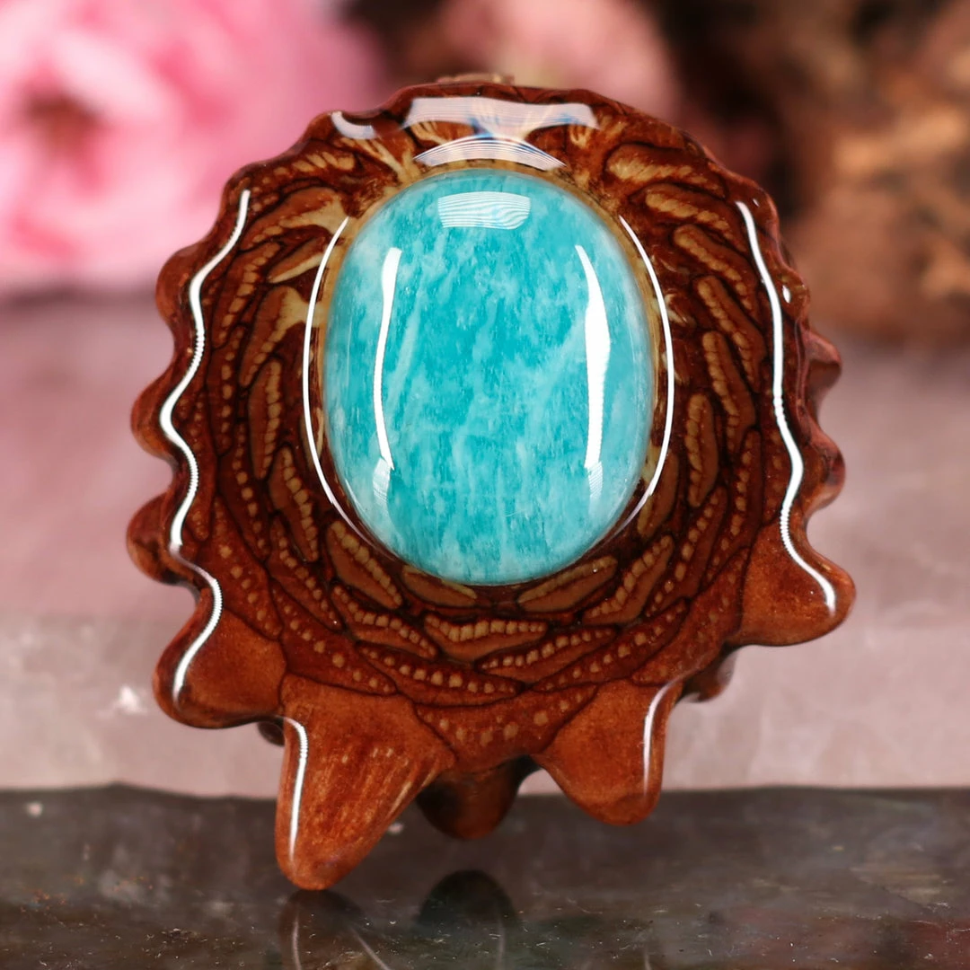 TEP Pendants Amazonite 3 TEP Pendants Amazonite