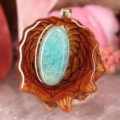 TEP Pendants Amazonite 7 TEP Pendants Amazonite