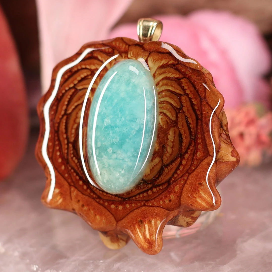 TEP Pendants Amazonite 5 TEP Pendants Amazonite