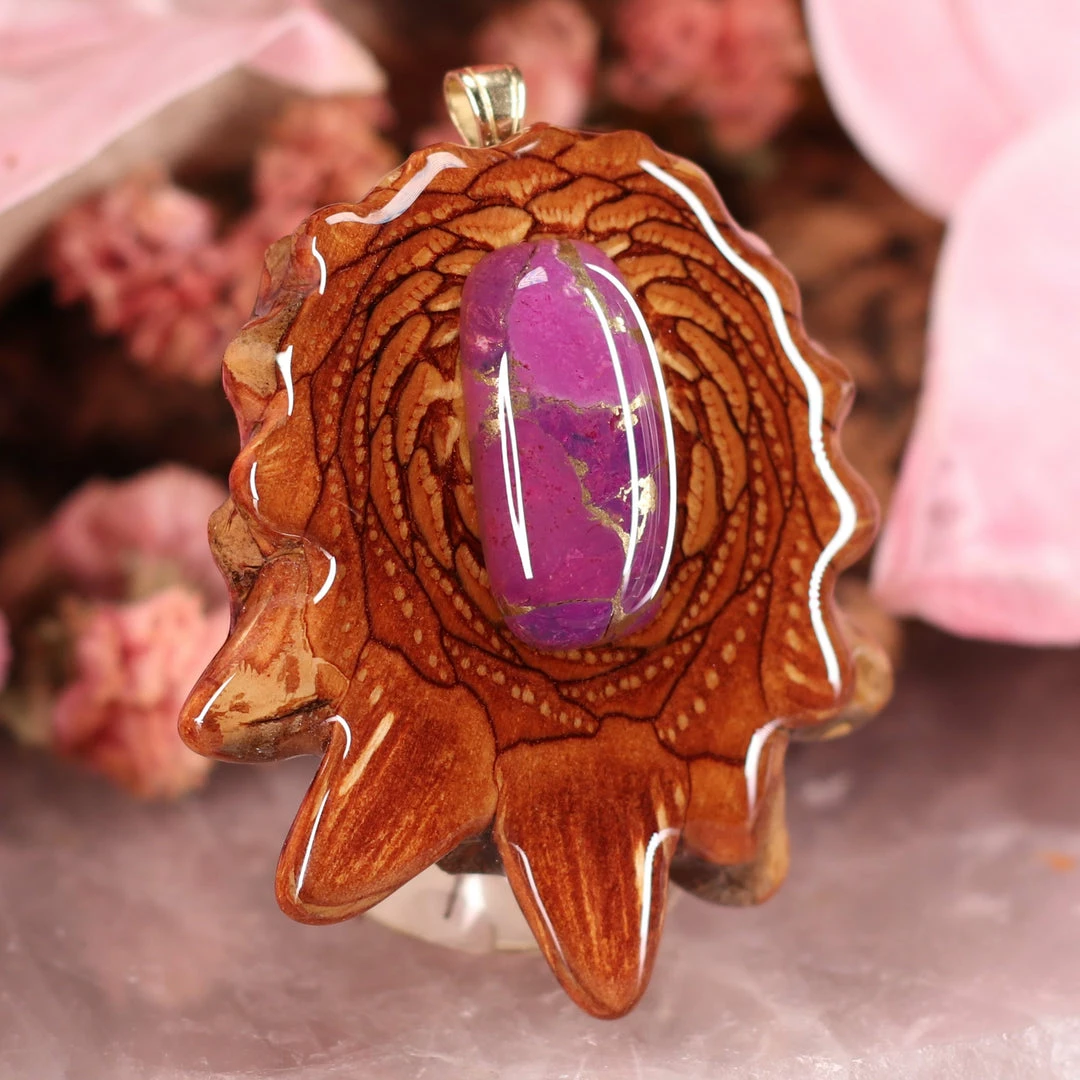 TEP Pendants Purple Mohave Turquoise 5 TEP Pendants Purple Mohave Turquoise