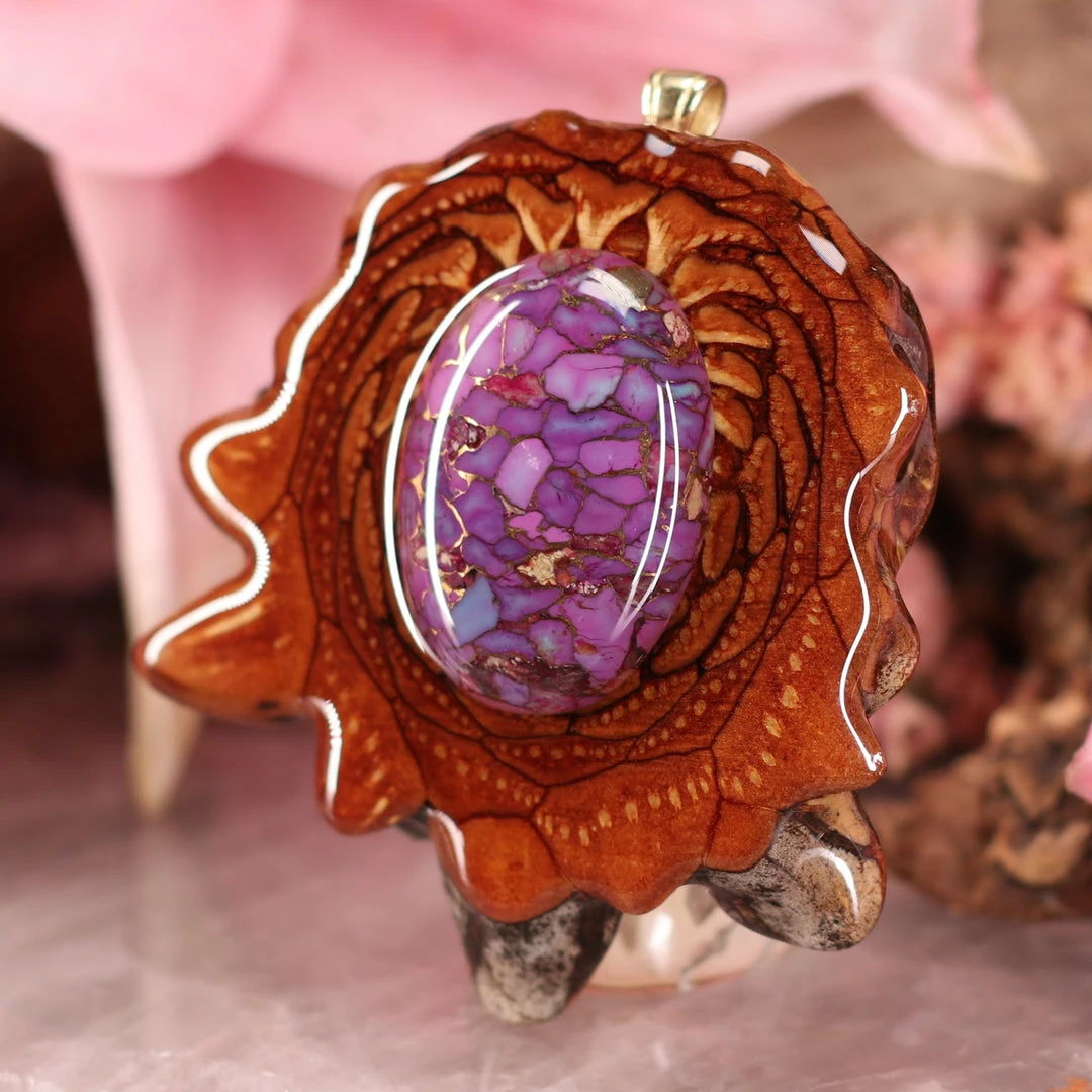 TEP Pendants Purple Mohave Turquoise 4 TEP Pendants Purple Mohave Turquoise