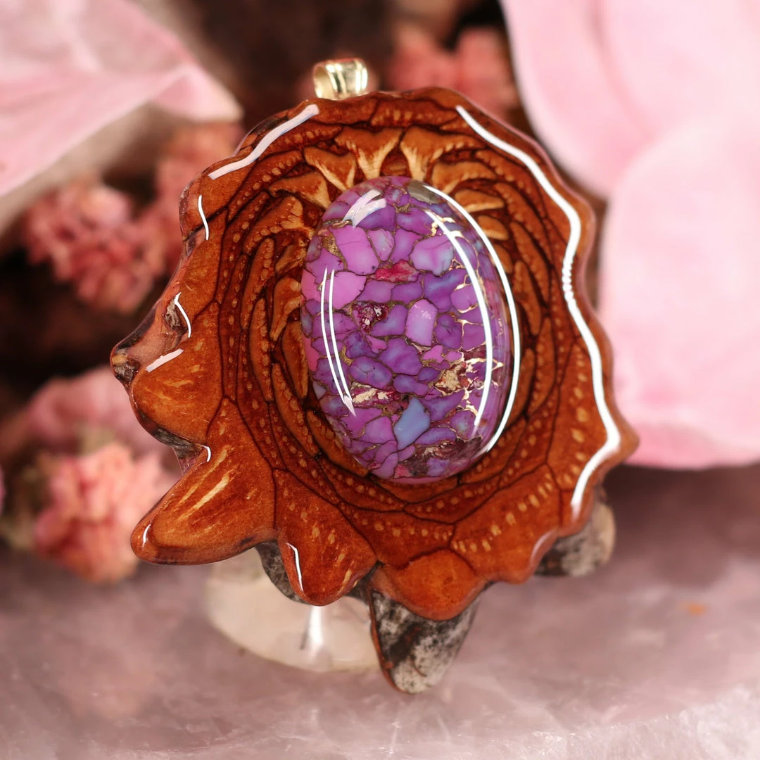 TEP Pendants Purple Mohave Turquoise 5 TEP Pendants Purple Mohave Turquoise