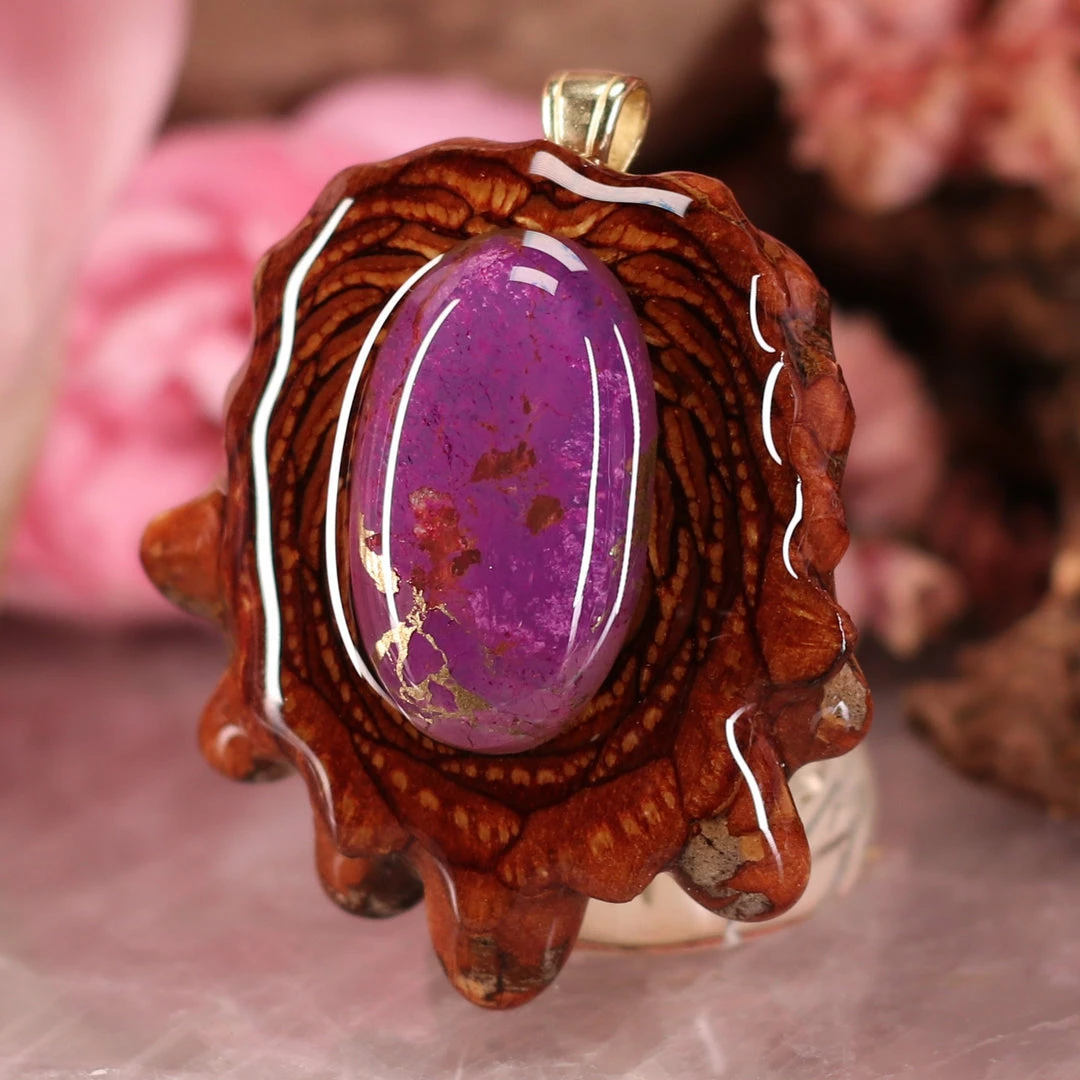 TEP Purple Mohave Turquoise Pendants 4 TEP Purple Mohave Turquoise Pendants