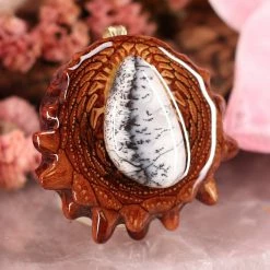 TEP Dendritic Opal Pendants