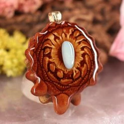 TEP Australian Blue Opal Pendants