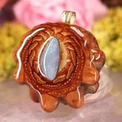 TEP Australian Blue Opal Pendants